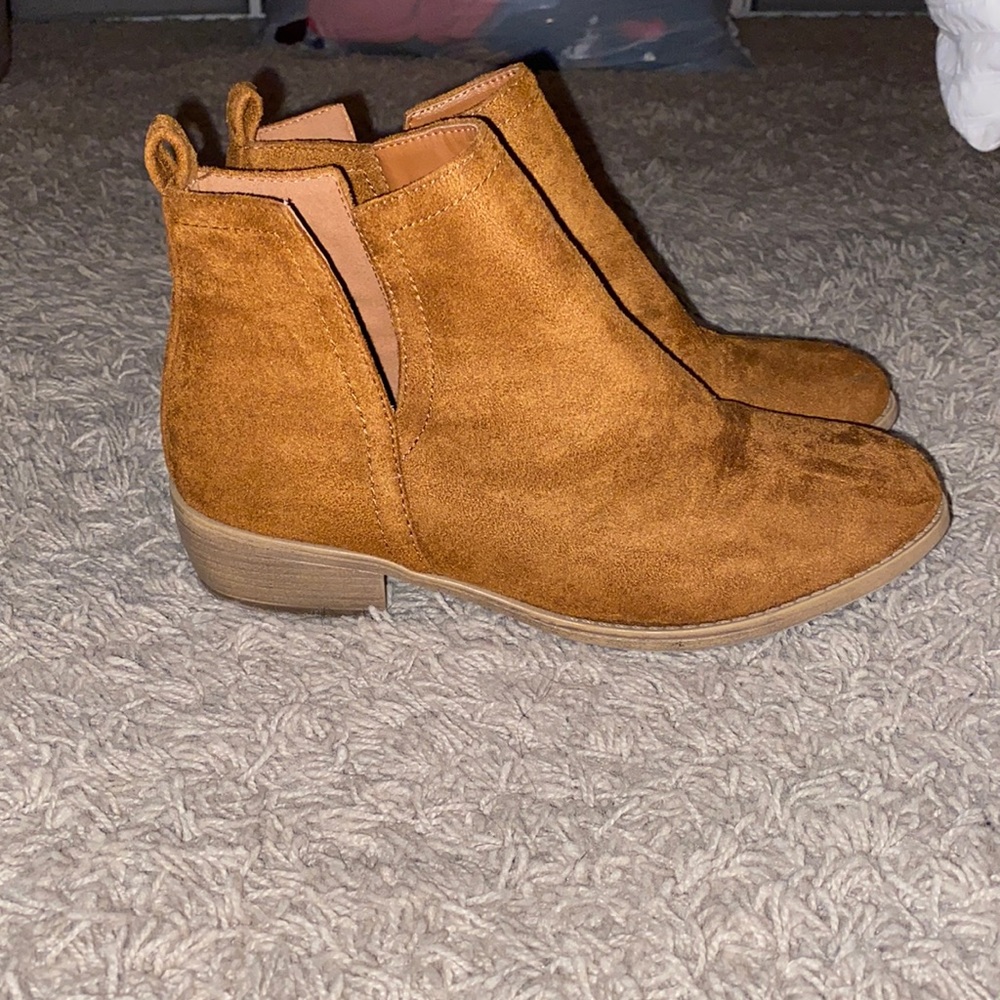 brown booties